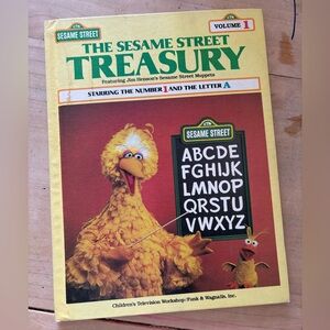 1983 Sesame Street Treasury Book